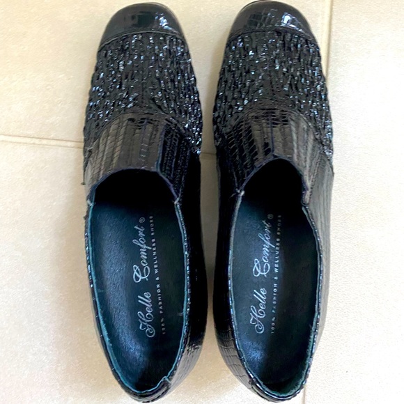 Helle Comfort Leather 1/2inch Heels - Picture 3 of 5